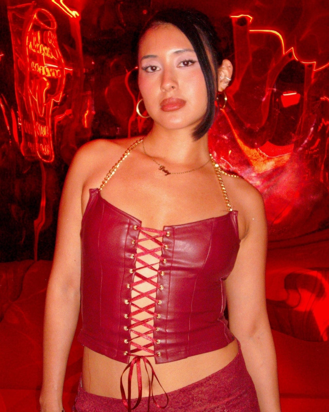 Scorpio Lace-Up Top